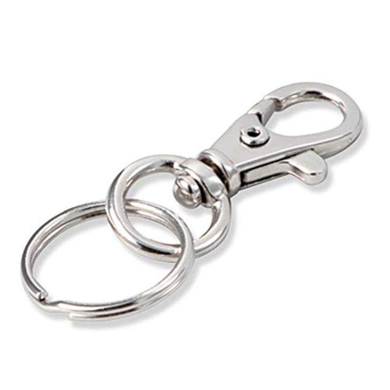 Lucky Line Mini Trigger Snap  Nickel Plated Zinc with Split Ring (44301)